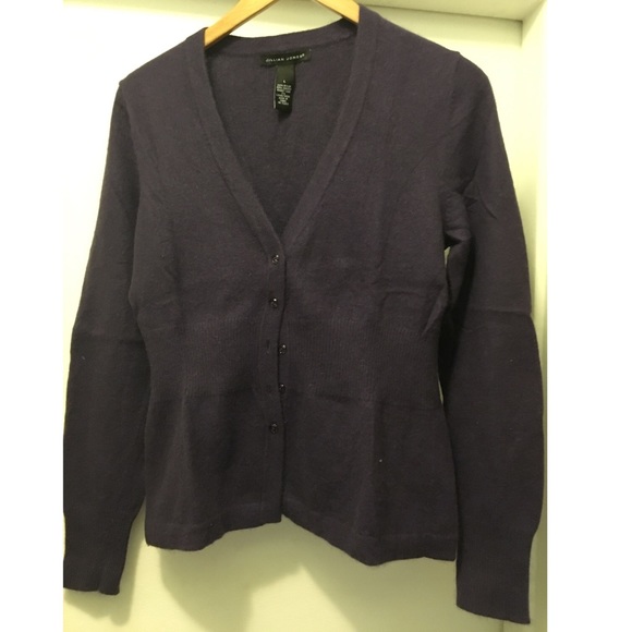 Jillian Jones Purple Cardigan - Picture 1 of 3